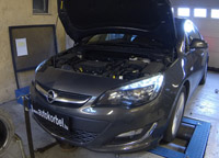 Opel Astra J 1,4 turbó 140LE chiptuning